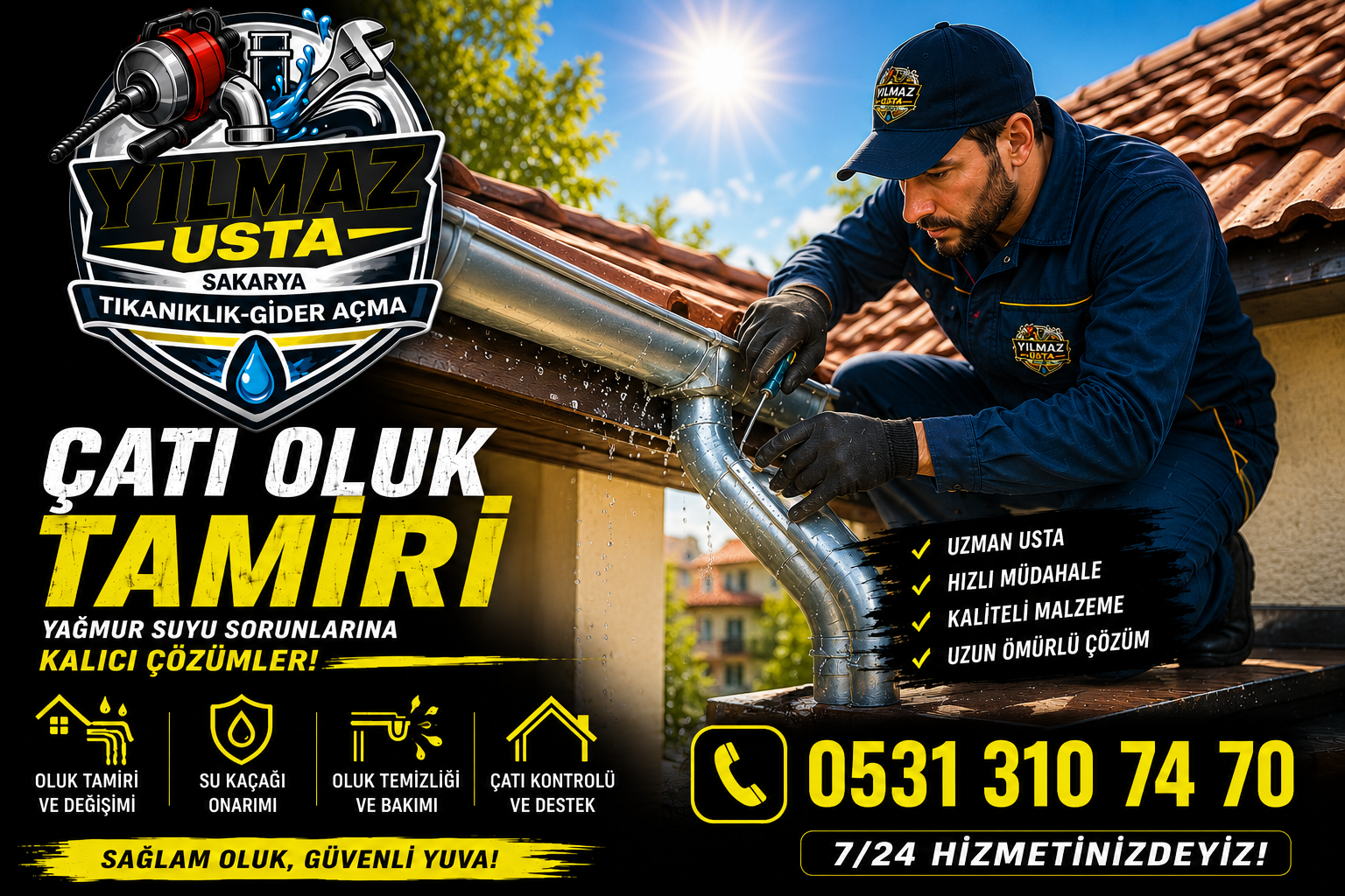 Çatı Onarımı & Petek Temizleme
